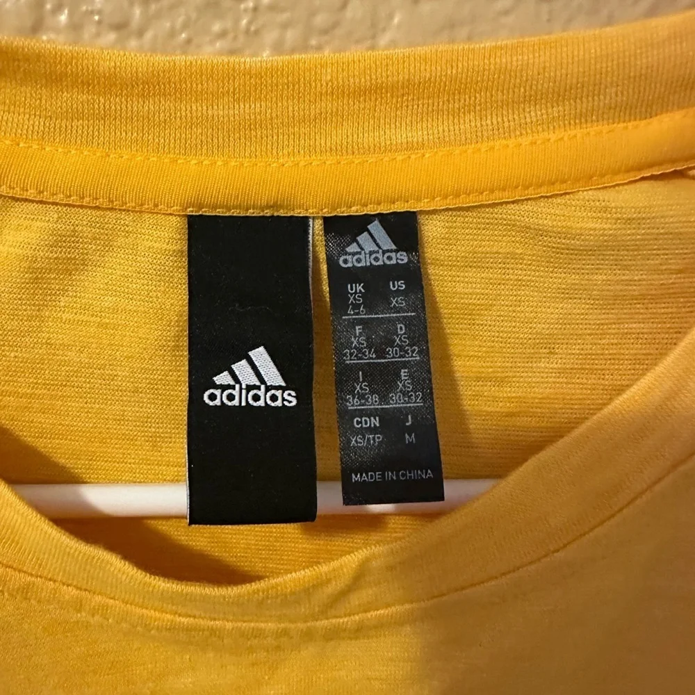 Adidas Vibrant Yellow Tee